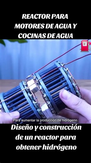 Reactor de Hidrógeno para Motores de Agua y Cocinas
