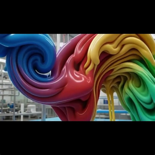 Endless Color Flow– Smooth liquid colors morphing into each other in slow motion #aivideo #ai