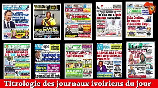 Titrologie des journaux ivoiriens du jour