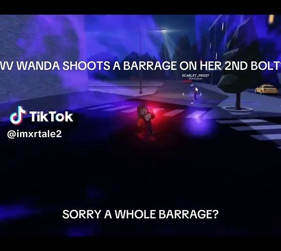 Scarlet Witch's Marvel Gameplay in Roblox