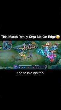 I COULDN'T TELL WHO WAS WINNING 😭 | Gord vs Kadita MLBB Gameplay