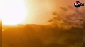 Mud volcano causes gigantic fireball