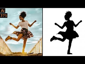 How to create a silhouette in Adobe Illustrator (No Pen Tool Needed)