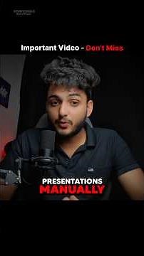 Best Presentation Maker Ai tool 🔥 #presentation #ppt #pptmaker