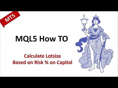MQL5 How To: Calculate Lotsize as Risk on one trade
