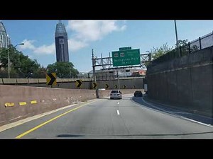 George Wallace Tunnel in Mobile Alabama and seeing the USS Alabama Battleship - 2017
