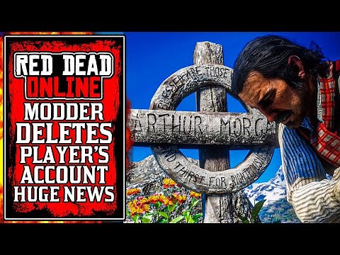 Modder DELETES Player's Account in Red Dead Online! New Cheat Menu Update? (RDR2)