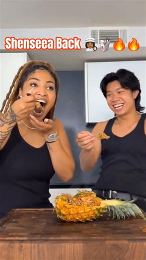 Shenseea Back Cooking Up 👩🏾‍🍳🥡🇯🇲 #food #youtubeshorts