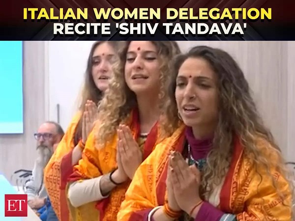 Maha Kumbh 2025: Italian women delegation stuns CM Yogi with 'Shiv Tandava', ‘Om Namah Shivaya’ chants, watch!