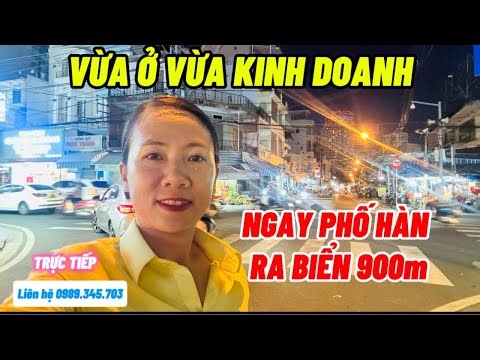 🤩Nhà ngay khu phố Hàn buôn bán tấp nập ra biển Tháp Trầm Hương 900m #nhaganbien #bdsdongtien