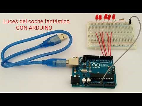 Cómo hacer las luces del coche fantástico con ARDUINO