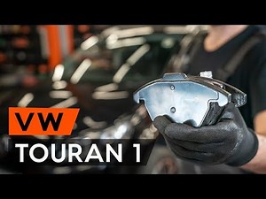 How to change front brake pads VW TOURAN 1t3 [TUTORIAL AUTODOC]