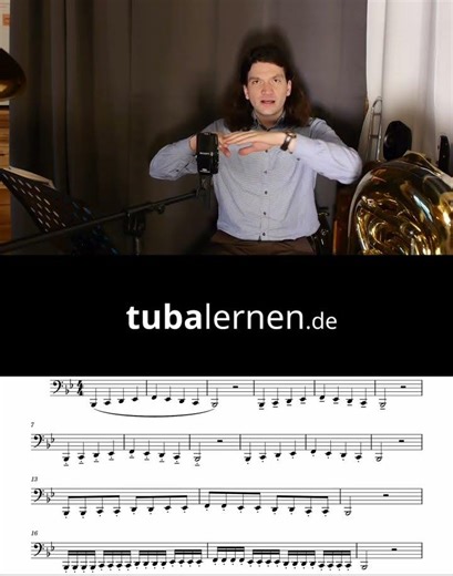 How exactly are legato and tenuto articulated? #music #tuba #articulation