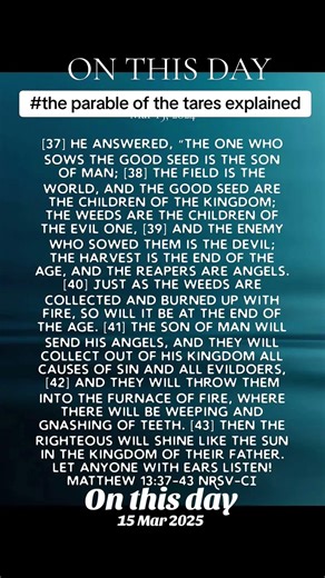 parable #listen sermon on the mount #parables #Kingdom of Heaven #truth #life