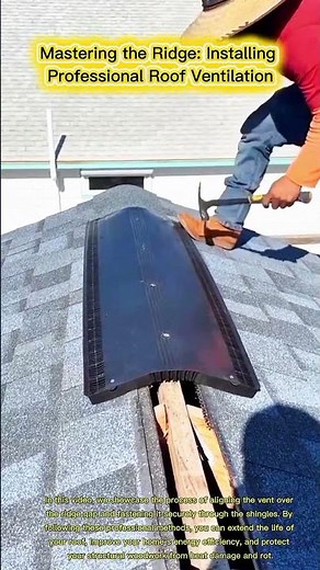 Mastering the Ridge: Installing Professional Roof Ventilation