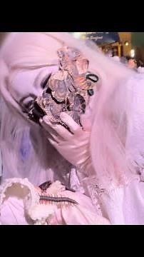 【4K】白アイドルゾンビさんの美しいラタタダンス【USJ ホラーナイト】