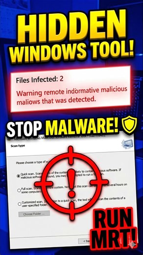 How to Remove Malware for FREE (Hidden Windows Tool!) 🛡️