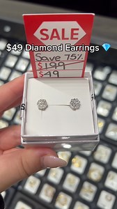 Start the new year off right and treat yourself to a new pair of diamond earrings for just $49 💎 | Shiels Jewellers