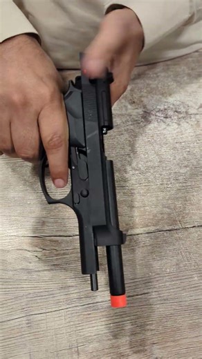 The Beretta M9: The Matrix Airsoft Gun #trending #airsoft #co2airpistol #beretta92 #shortsfeed