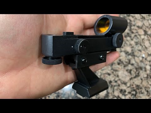 How to replace a battery on red dot finder Scope for Telescope Celestron Omni AZ 102