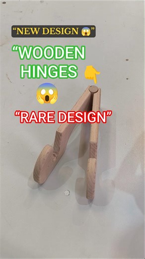 You Won’t Find These Wooden Hinges in Any Shop 😱 DIY Mobile Stand #shorts #carpentry #diy #handmade