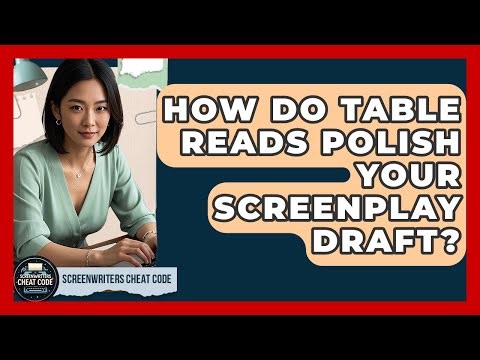 How Do Table Reads Polish Your Screenplay Draft? - Screenwriter's Cheat Code