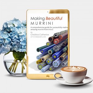 Tutorial: MAKING MURRINI Lampwork Ebook - 1,200  SOLD! - 50 Pgs/100 Photos - Create Beautiful Striped, Multi-layered, Concentric Circle Cane - Etsy