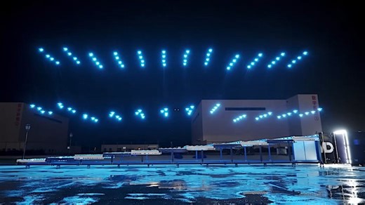 China's New 'Drone Light Show In A Box' Massive Swarm Launcher Speaks To Evolving Threats