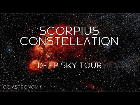 Scorpius Constellation Deep Sky Tour: Nebulae & Star Clusters