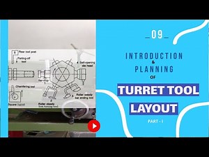 9- Turret Tool Layout Introduction, Procedure and Planning I Capstan lathe and Turret Lathe I ME306