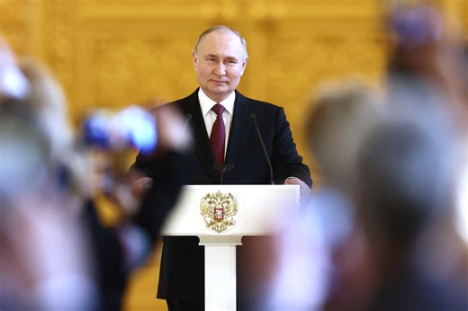 Watch: Putin inaugurated for fifth Russian presidential term after sham election victory