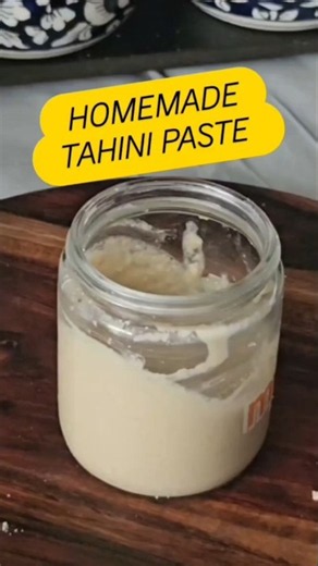 How to Make Homemade Tahini in 5 Minutes (2 Ingredients)