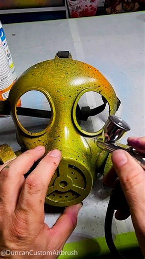 Spray Painting Cheap Dollar Store Halloween Mask (Full Gas Mask Video) #spraypaintart #spraypainting #spraypaint #art #painting #diy #custompainting #fypシ #Halloween #halloweencostume #HalloweenMask #airbrush #airbrushart #airbrushartist #airbrushing #duncancustomairbrush #dollarstore | Duncan Custom Airbrush | Facebook