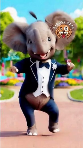 Adorable Elephant Dancing to the Beat! 🐘🎶
