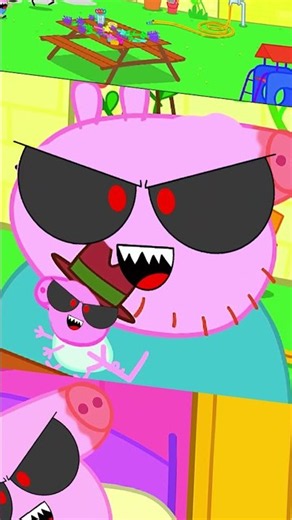 Peppa Pig’s Scary Bedtime Mystery! 🛏️👻 #peppapig #funny #pig #edit #piggy