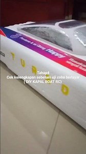tahap 4 proses pembuatan kapal boat rc dari bahan styrofoam