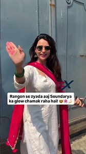 When style meets celebration – that’s Soundarya this Holi! 🎨💖