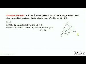 Vector: Mid-point Theorem