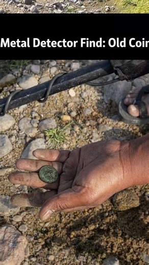 Metal Detector Found Old Coin #MetalDetector #OldCoin #TreasureHunt #CoinFound #HiddenTreasure