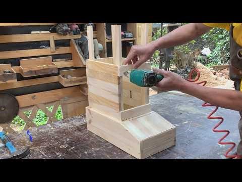 Bold And Creative Design Ideas From Recycled Wood // How To Make A Unique Tool Cabinet