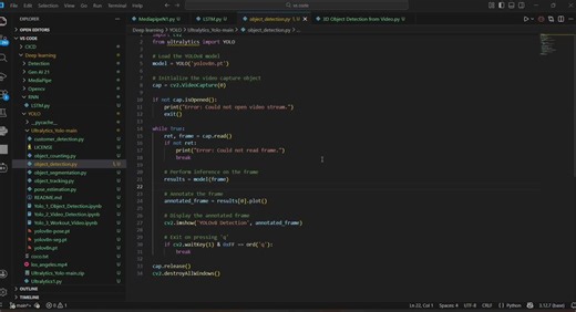 YOLOv8 Real-Time Object Detection Project- Project OverviewI built a real-time object detection system using YOLOv8 (Ultralytics) and OpenCV to detect multiple objects through a live webcam feed.… | Pawan Barade