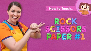 How To Teach Rock Scissors Paper #1 - Super Simple