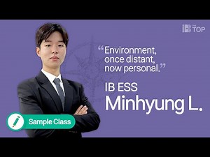 This is how IB ESS is best taught - peek into MH's class