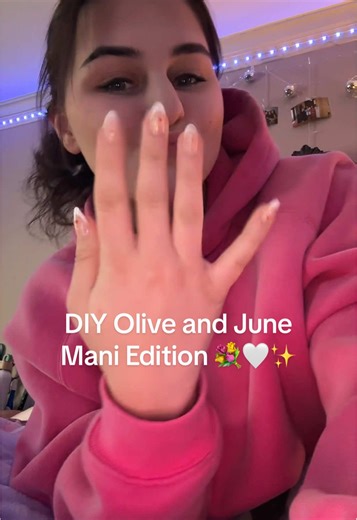 DIY Mani At Home with @Olive & June 🎉✨💐 #oliveandjunepartner #fyp #oliveandjune