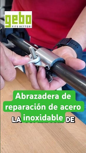 Cómo reparar una fisura en una tubería de agua sin tener que cortar el tubo ￼#plomeria #gebo