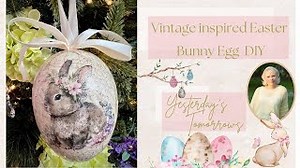 67K views · 1.2K reactions | DIY Spring Bunny Egg with Essential Stencil Vintage Floral Bunnies Rub-on Transfer FREE SHIPPING.Thought you would enjoy it Fancy friends My discount code ~ YESTERDAY Full tutorial can be found in comments勺 | Yesterday's Tomorrows | Facebook