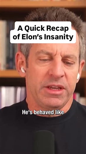 A Quick Recap of Elon’s Insanity. From Sam’s interview with Kara Swisher. | Sam Harris