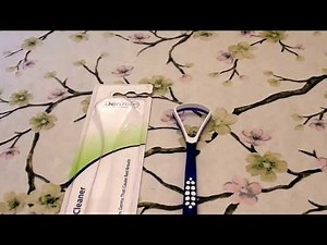 DenTek Tongue Cleaner removes germs that cause bad breath..REVIEW