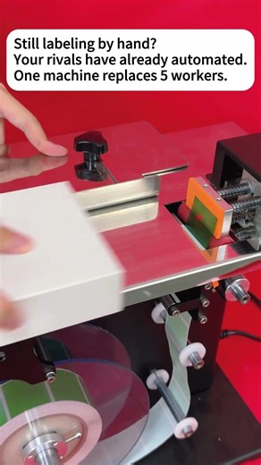 One machine replaces five labelers#labelingmachine #sticker #brand #factory #box