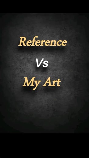 Reference vs My Art: Unique Sketching Ideas